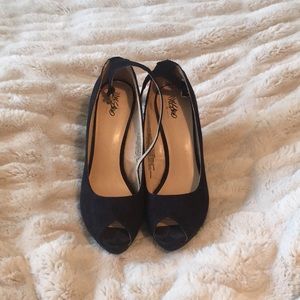 Shoes - Black wedges 7.5 Shoes - Black wedges 7.5
